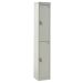 Express Lockers - 2 Compartments - Light Grey Doors