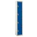 Express Lockers - 4 Compartment - Dark Blue Doors