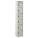 Express Lockers - 6 Compartments - Light Grey Doors